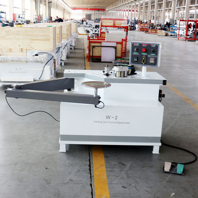 10.8m/min Vitesse d'alimentation du panneau Mini bras pliable Machine de banding de bord pour panneau en PVC MDF