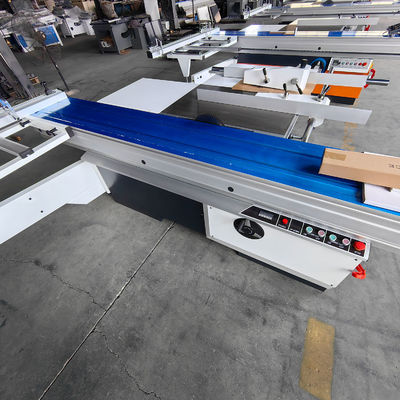 Table coulissante à panneau de précision, scie de découpe pour le travail du bois industriel 45 90 degrés