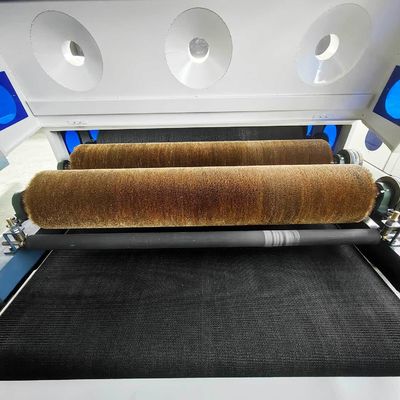 2100 KG Plancher automatique pour le travail du bois, pinceau à fil d'acier, machine à dessiner du bois