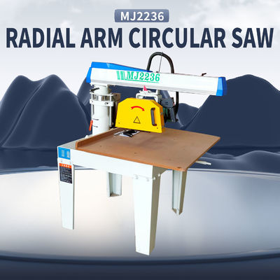 MJ2236 petite machine à découper le bois à bras roulant universel avec balance à angle de balancement intégrée