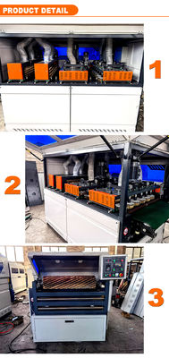 Machines de travail du bois Large bande de ponçage machine à poncer à 3-10 m/min de vitesse d'alimentation