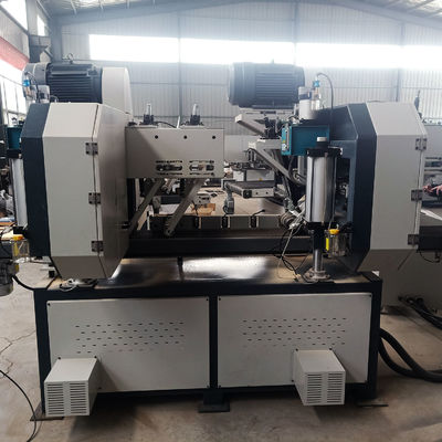 Machine à découper la scie à bande horizontale à double tête avec une largeur de travail maximale de 400 mm
