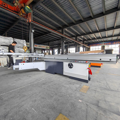 Semi-automatique 3200mm panneau a vu MJ6132 Table coulissante précision machine de coupe de bois
