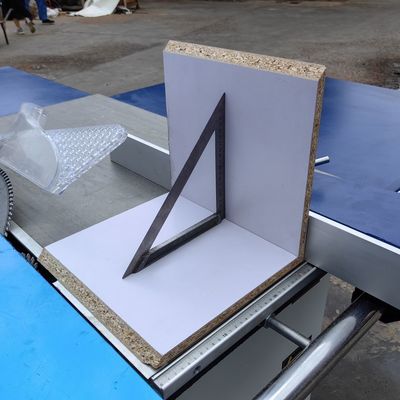 5.5KW Machines de travail du bois Double scie lames Table coulissante scie pour 45 90 degrés coupes