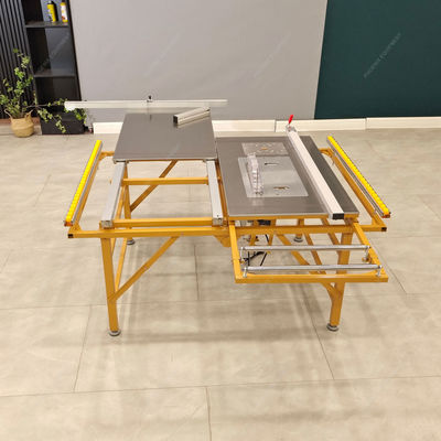 Machine à voir à table coulissante pliable sans poussière pour la coupe de bois jusqu'à 2800 mm de longueur