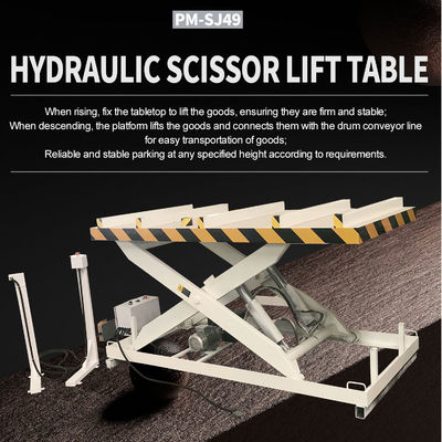 Tableau de levage à ciseaux hydrauliques lourds pour le traitement et le chargement de meubles en panneaux