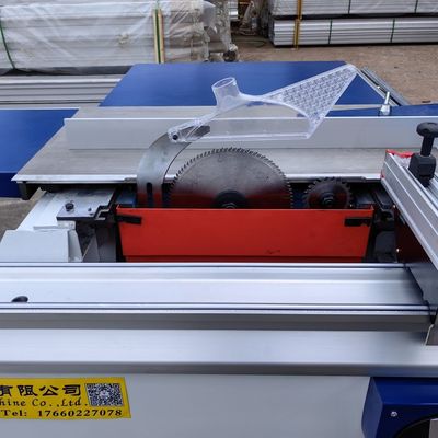 Max.Taille de coupe à 90° mm 100 mm scie à table coulissante automatique scie déchirée bleue