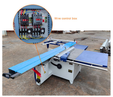 800 kg Coupe de bois 380V/220V/415V/50/60HZ Table coulissante de précision