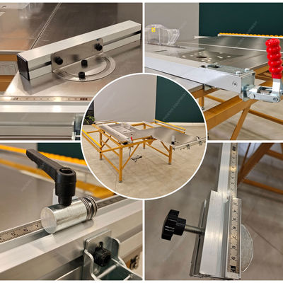Serre circulaire portative à table coulissante de 500 mm pour la coupe de bois à grande vitesse