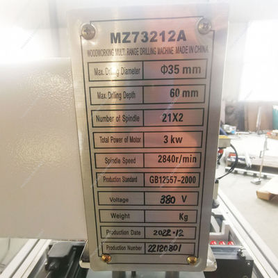 21*2pcs Arbre à auger CNC Automatique Meubles multi-forage machine