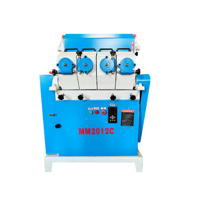 5.5kW Puissance 4 ceintures Travail du bois Rodes rondes de bois Bâtons de ponçage Machine de polissage Machine de ponçage