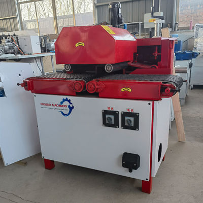 Vitesse d'alimentation 0-8 m/min Machine à scie à lames multiples bleue pour des coupes rapides et précises