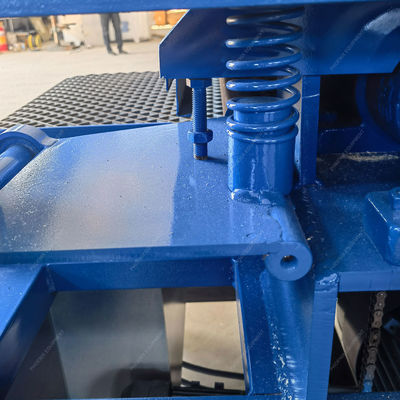 Vitesse d'alimentation 0-8 m/min Machine à scie à lames multiples bleue pour des coupes rapides et précises