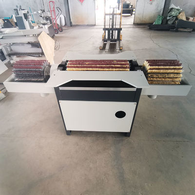 Petite machine manuelle de polissage à bâton en bois pour cadre photo horizontale à trois axes