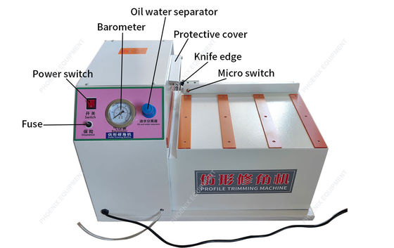 Machine de découpage de profilés portables de 800W PF30 pour le travail du bois Séchage et déchiquetage des bords à grande vitesse
