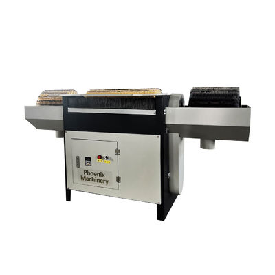 PM120A Petite machine à poncer manuellement le bois à trois rouleaux à la brosse pour des surfaces de bois lisses