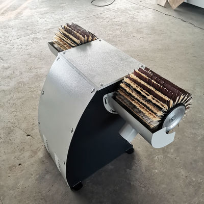 Machine à poncer le bois à double tête à tambour à brosse ponceuse pour polir les meubles en bois massif