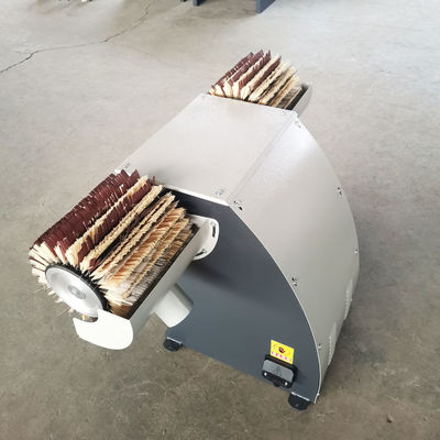Machine à poncer le bois à double tête à tambour à brosse ponceuse pour polir les meubles en bois massif