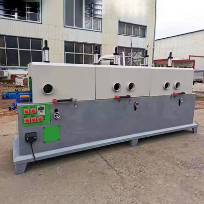 Machine de ponçage à quatre côtés automatique de 15 cm de matériau court mouvant à quatre côtés
