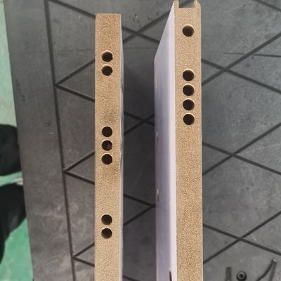 Machine de perçage de trous de serrure de porte horizontale à double ligne pour panneaux de meubles en contreplaqué MDF