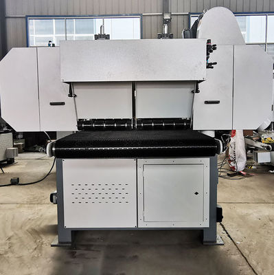 650 mm de largeur Maschine à scie à bande horizontale lourde avec puissance de moteur à roue de scie de 18,5 kW