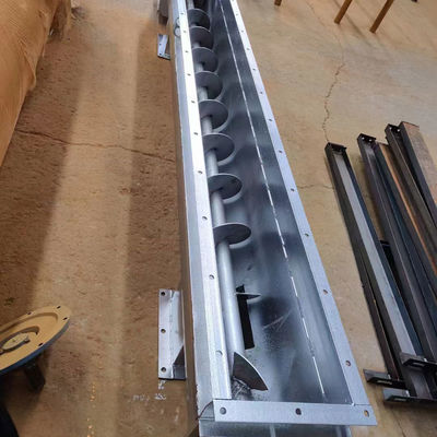 Convecteur à vis en forme de U de 5000*350*460 mm pour le transport du blé, du maïs, du riz et du paddy