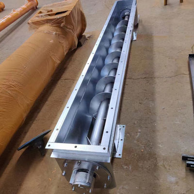 Convecteur à vis en forme de U de 5000*350*460 mm pour le transport du blé, du maïs, du riz et du paddy