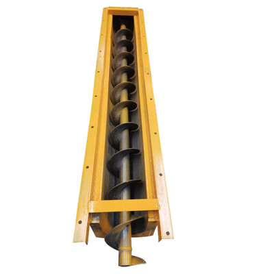 Transporteur à vis sans arbre de 108 mm de diamètre d'arbre en spirale TDLXU330-5 dans l'industrie personnalisée