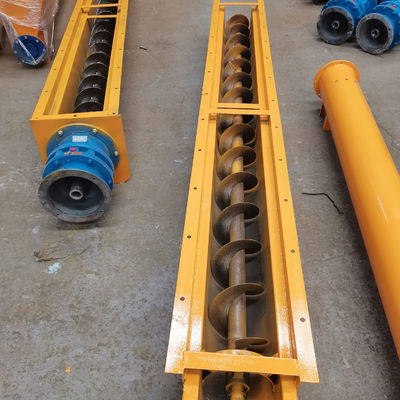 Transporteur à vis sans arbre de 108 mm de diamètre d'arbre en spirale TDLXU330-5 dans l'industrie personnalisée