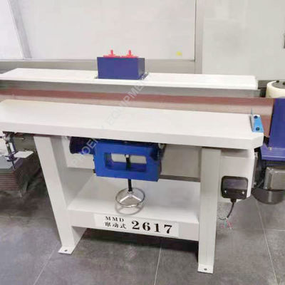 Machine à poncer ronde à double courroie pour le travail du bois de précision Table automatique incluse
