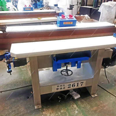 Machine à poncer ronde à double courroie pour le travail du bois de précision Table automatique incluse