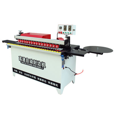 Machine à bandes de petite taille pour bande PVC Mini MDF Multifonction Double bord Multifonction