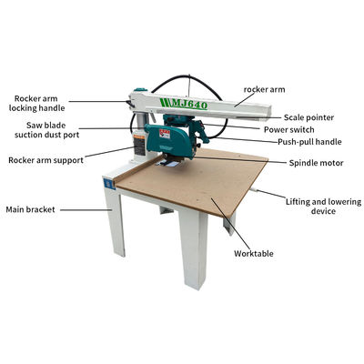 Max. diamètre de la scie. 355 mm Multi-fonction manuelle rotative universelle scie circulaire avec 2,2 kW de puissance