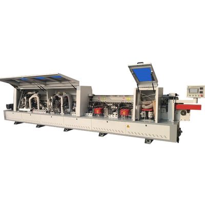 Machine à bander automatique à travers le bord d'alimentation pour la fabrication de meubles en bois