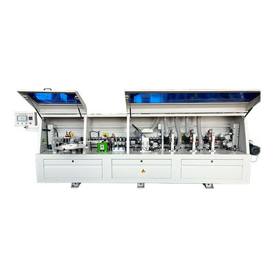 Machine à bander automatique à travers le bord d'alimentation pour la fabrication de meubles en bois