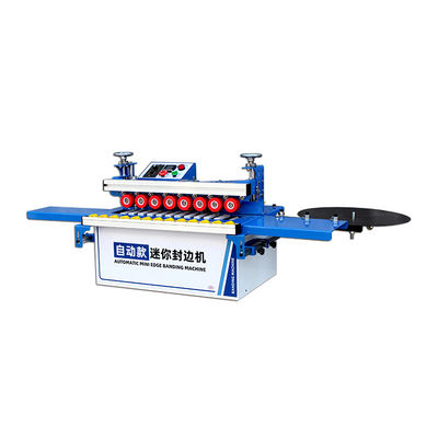 Machine de bandes de bord portable à haute productivité avec collage automatique et polissage de l'amortissement