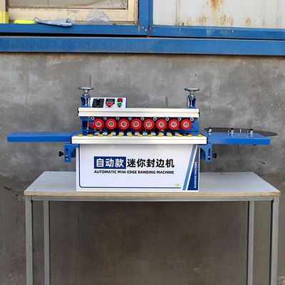 Machine de bandes de bord portable à haute productivité avec collage automatique et polissage de l'amortissement
