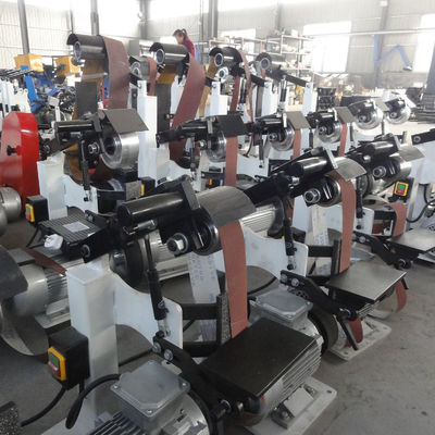 PMS1200 Machine de ponçage par courroie industrielle Sander pour couteau Machine de ponçage par courroie à vitesse variable