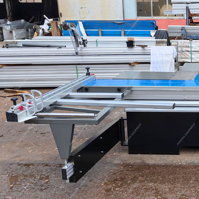 Machine de travail du bois de précision Phoenix à double lame, scie de table coulissante pour la coupe du bois