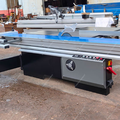 Machine de travail du bois de précision Phoenix à double lame, scie de table coulissante pour la coupe du bois