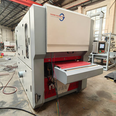 Machine automatique de ponçage des métaux, de polissage et de débroussaillage pour feuille d'acier inoxydable à large bande