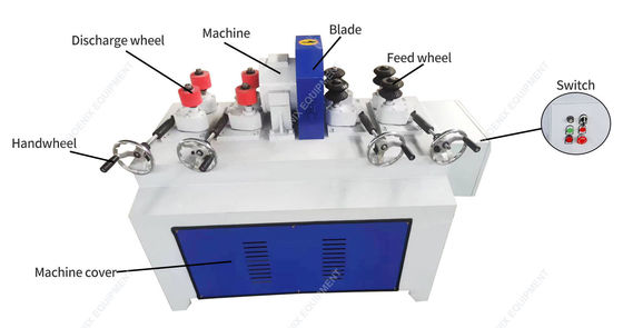 1.1KW Régulateur de la fréquence du moteur d'alimentation Machine de traitement de la tige ronde pour barres de balayage en bois
