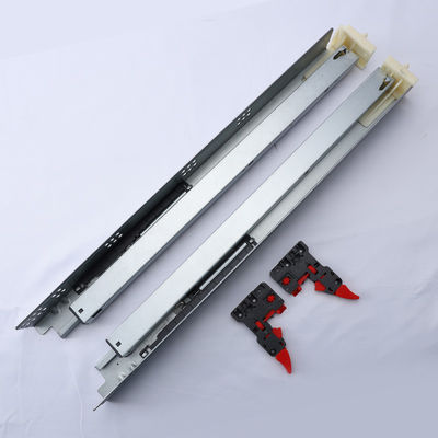 10 ensembles/ctn 303B-350 Amortisseur à pleine extension Dispositifs cachés 3 pliages Soft Close Undermount Drawer