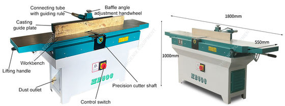 MB503 / MB504 / MB505 / MB506 Planteur de jointure à surface unique de haute précision pour travaux lourds Blanc