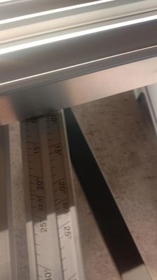 Facile à utiliser 45 degrés règle diagonale pour la scie à panneau de précision et la scie à table coulissante