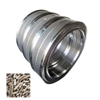 Formage de moulage par anneaux de diamètre de trou personnalisé de 6 mm et 8 mm pour le moulin à granulés de biomasse et d'aliments