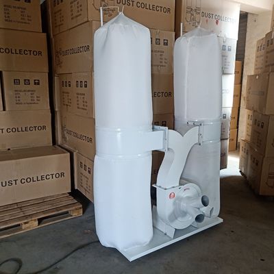 Machine de collecte des poussières de sciure de bois avec un sac filtre de 480*800 mm et un ventilateur de 300 mm de diamètre