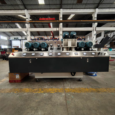 Machine de meulage de verre à double bord de haute précision pour ligne de production droite