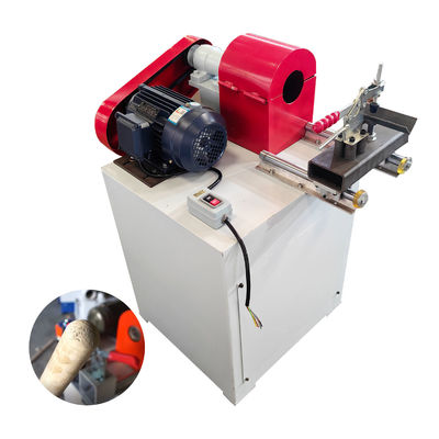 PM9140 Machine manuelle de fabrication de bâtonnets en bois à arrondi à l'extrémité pour les poignées de pelle de balai à marteau