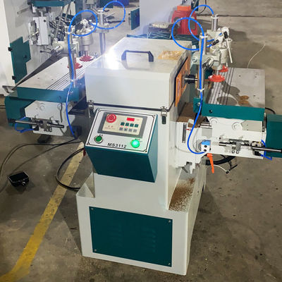 Machines pour le travail du bois MS3112 Machine à fente à double extrémité avec décharge horizontale oblique